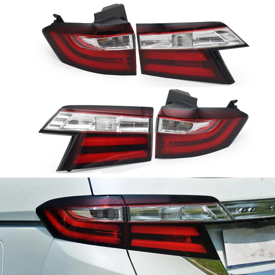 Wooeight 1Pc Inner/Outer Tail Light Lamp Rear Left/Right Taillight Taillamp For Honda Odyssey 2015 2016 2017-2020 Accessories