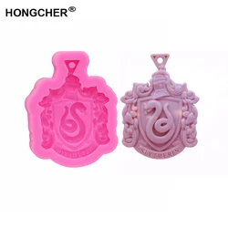 New Snake pattern fashion jewelry tag necklace pendant silicone mould, resin silicone mold handmade chocolate candy gadgets