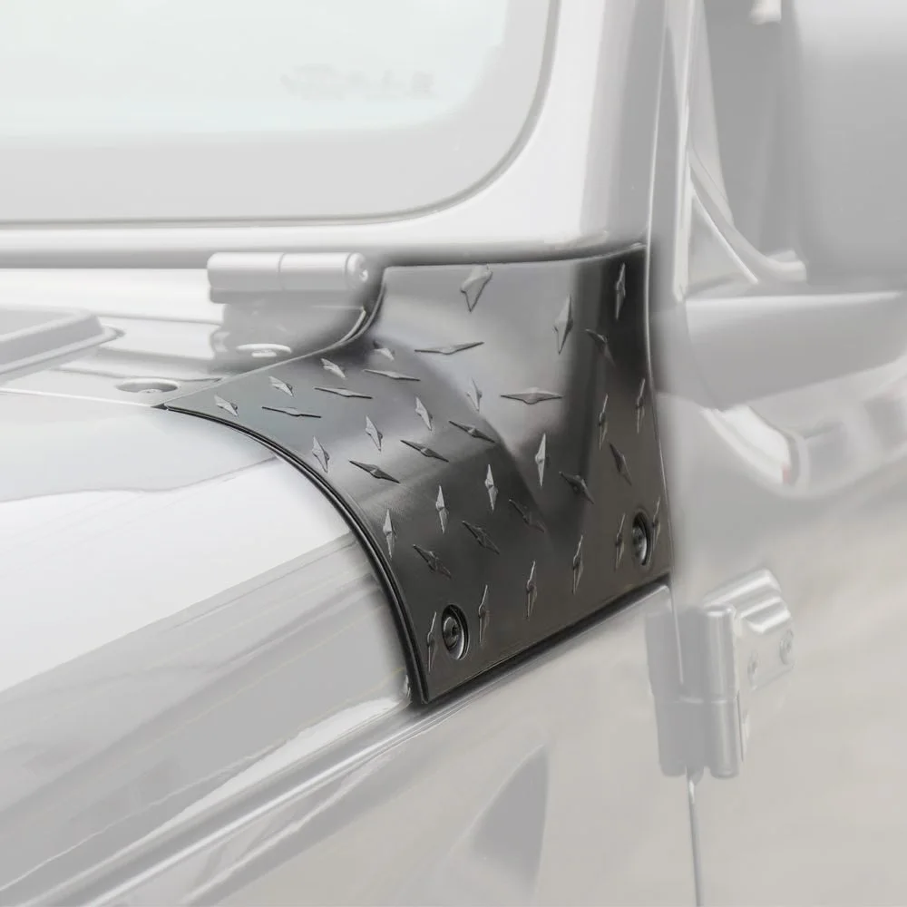 

Offroad Car Cowl Body Armor Outer Corner Guard Exterior Accessories Styling ABS Part for Jeep Wrangler JL Gladiator JT 2018-2021