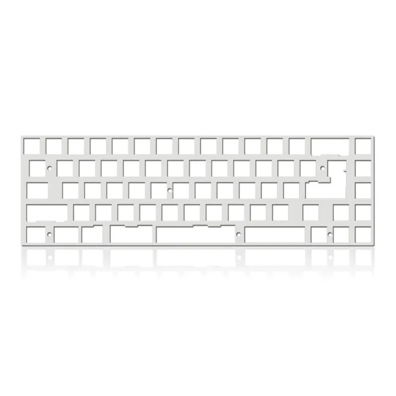 67/68 Key Mechanical Keyboard CNC Aluminum Plate 65% Layout Positioning Plate Compatible Tada68 KBD65  DZ65 RGB TOFU65