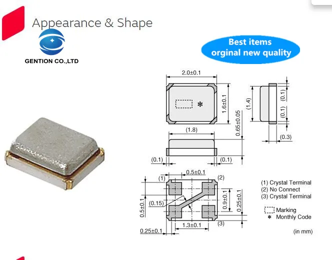 

10pcs 100% orginal new 2016 passive SMD crystal oscillator 12M 12MHZ 12.000MHZ CSACM imported resonator