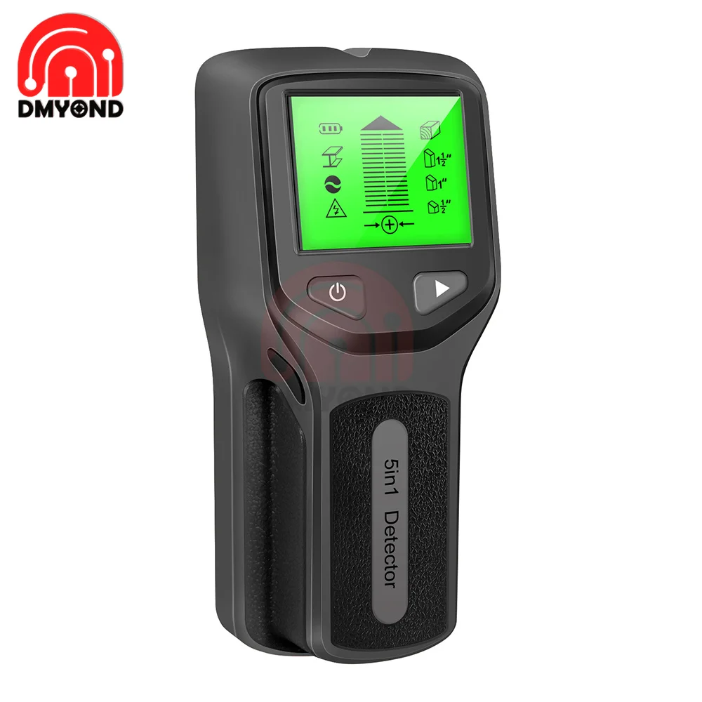 5 In 1 Stud Electronic Wall Detector Finders Multifunctional Handheld Metal Detector Metal Stud Wood Finder Measuring Instrument