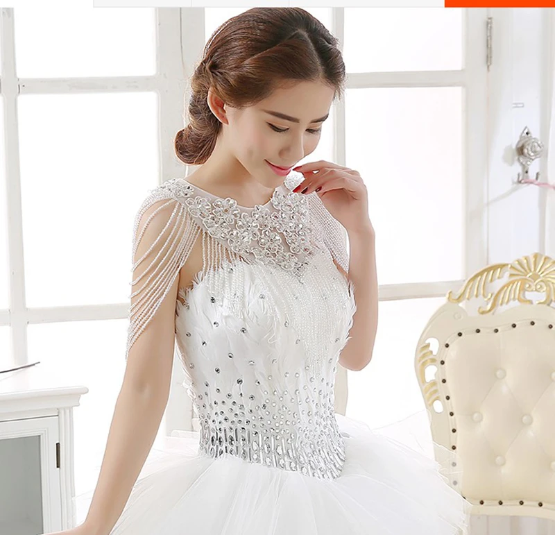 NSY New Crystal Vintage Shoulder Necklace Wedding Necklace Chain Lace  Jewelries Accessories vintage jewelry lace necklaces image 3
