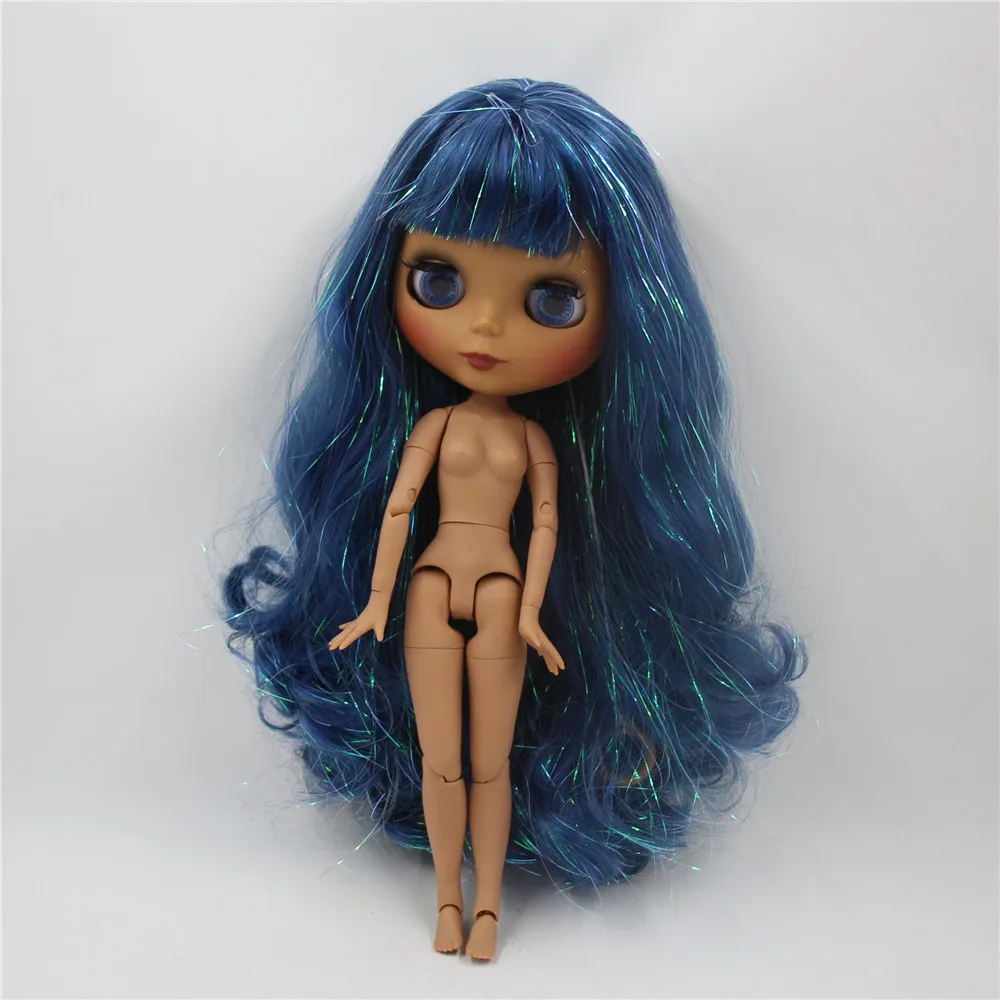 ICY DBS Blyth 1/6 lalki bjd czarna skórka matowy twarzy nagie wspólne body mieszane włosy