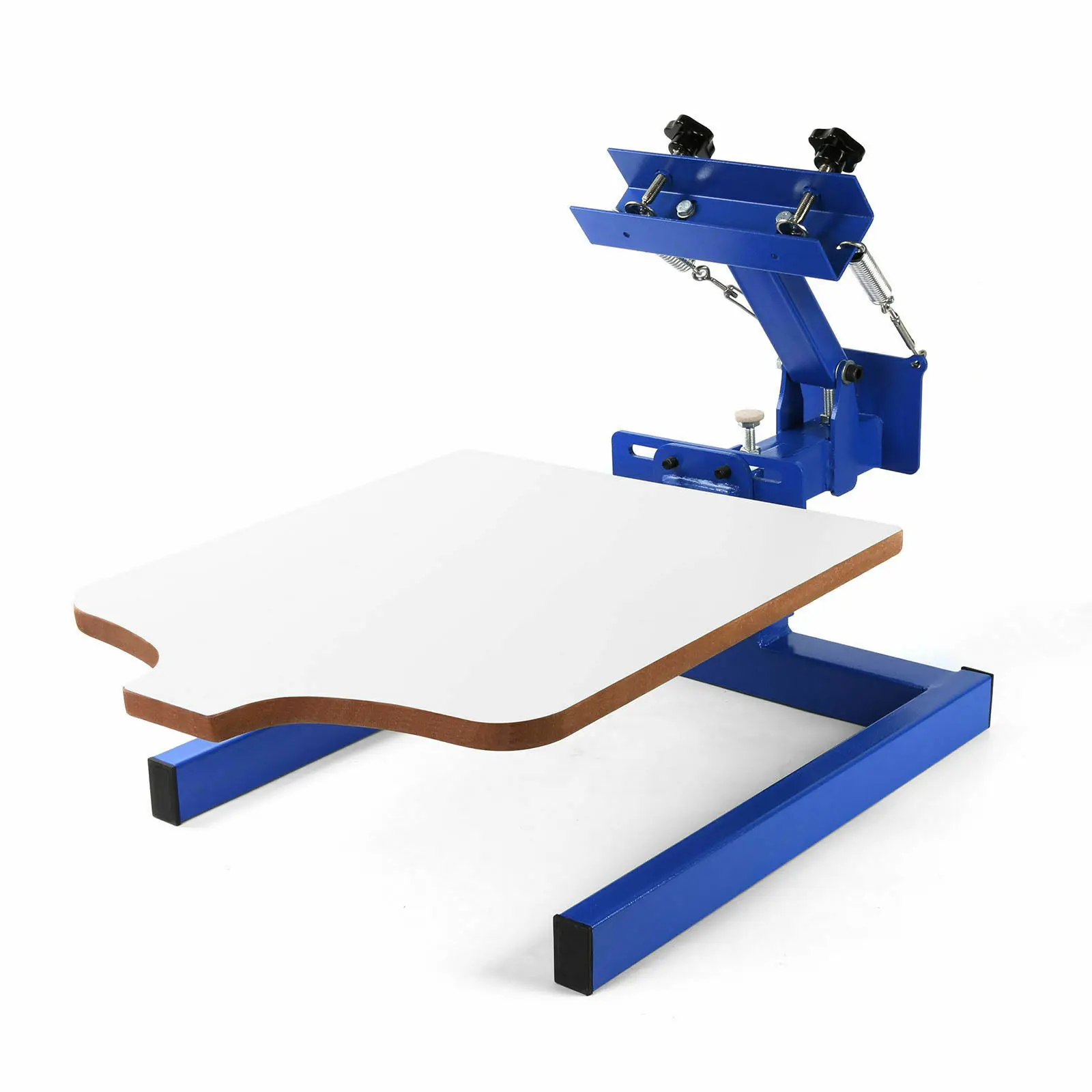1 colore 1 stazione serigrafica macchina da stampa pressa a caldo in acciaio utensili manuali 21,7 x 17,7 pollici kit fai da te pressa per attrezzature per magliette