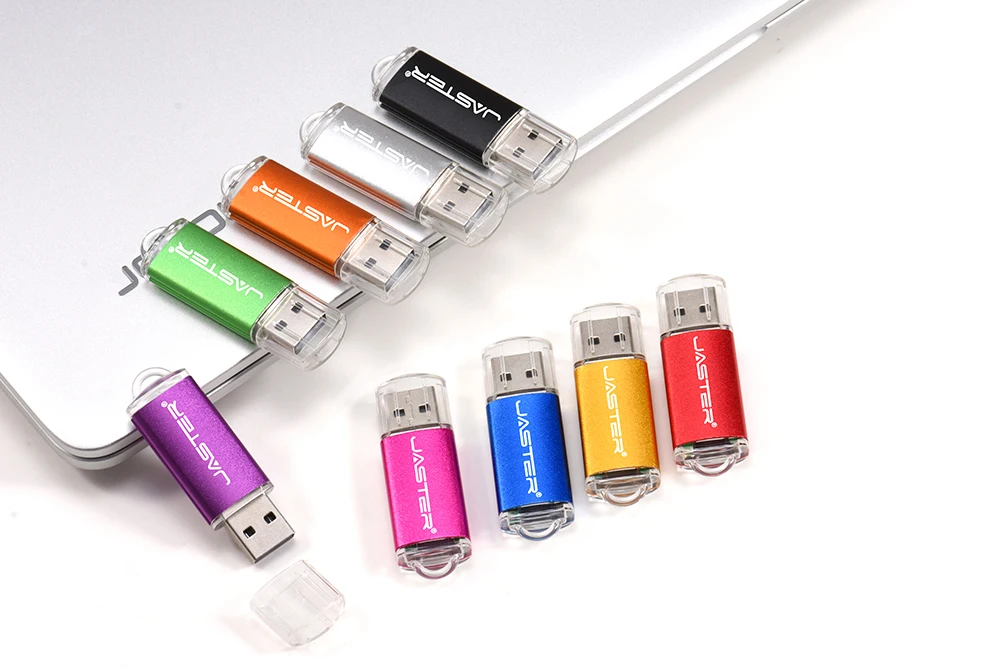 JASTER Neue Kreative Mit Schlüsselanhänger USB 2.0 Flash Drive 128GB 64GB 32GB 16GB 8GB 4GB 128MB Pendrive Mode 9 Farben U Stick Geschenk – Detail 9