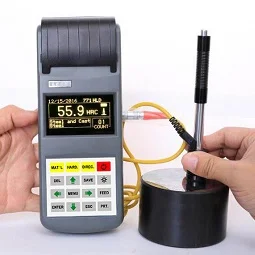 Testadores de dureza Leeb portáteis digitais THL380/testador de dureza de metal com impressora integrada