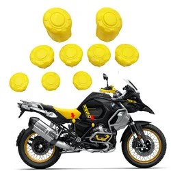 R1250GS 40th Anniversary Edition Frame Hole Cover Caps Plug Decorative Frame Cap Set For BMW R1250 GS LC ADV Adventure 2019-2021