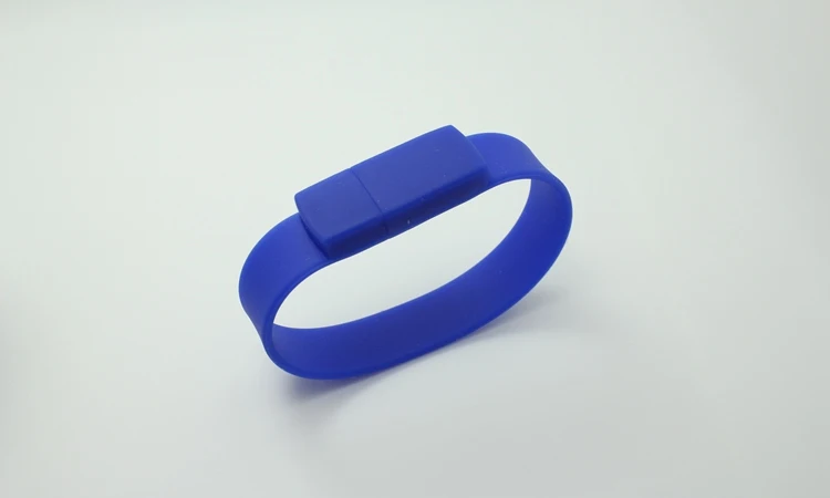 Pulsera de silicona para muñeca, unidad Flash USB 2,0, 64GB, 32GB, 16GB, 8GB, 4GB