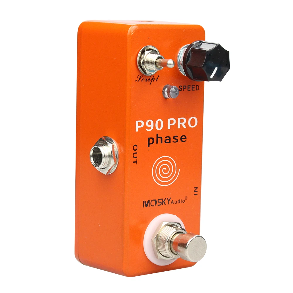 

Педаль Moskyaudio для бас-гитары P90 Pro, педаль фазного эффектера, запчасти для гитары, музыкальная педаль