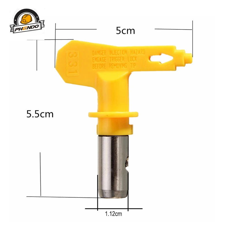 6 serie 617 619 punte per spruzzatore Airless ugello Spray Airless per pistola a spruzzo ad alta pressione protezione per ugello spruzzatore di vernice utensili elettrici