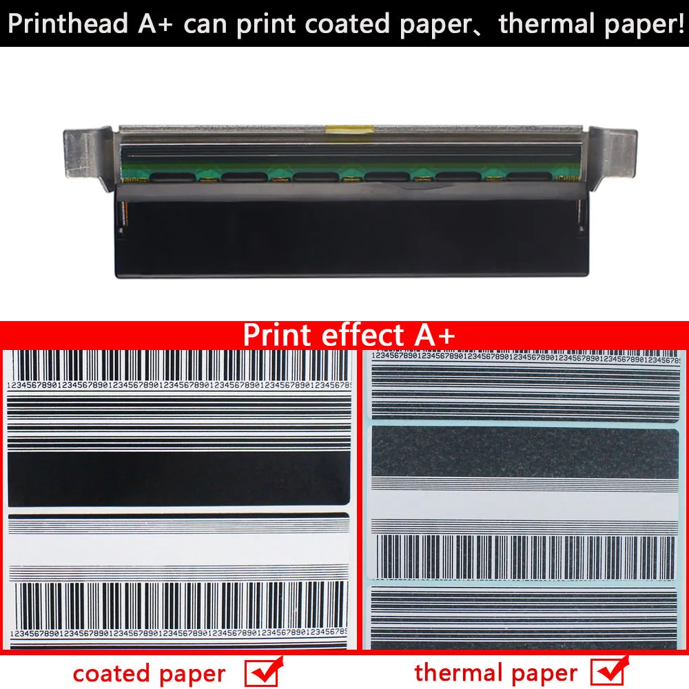 Imagem -03 - Cabeçote Térmico P1037974010 para Zebra Zt200 Zt210 Zt220 Zt230 203dpi Barcode Label Printer Print Head90 Dias Garantia Novo