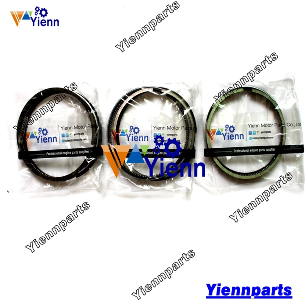 3TNV88 3TNV88-GMG Piston Ring Ser For Yanmar KOBELCO SK35SR-5 Excavator Engine Repair Parts