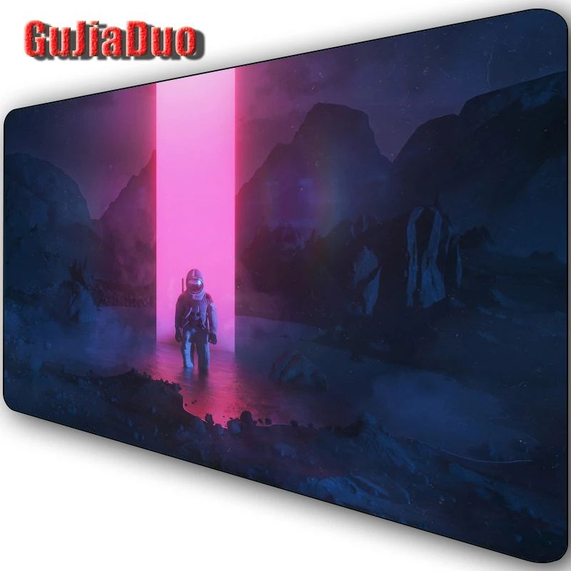 

GuJiaDuo Astronaut Creative Pictures Mouse Pad Computer and Office Table Pad Gaming Room Accessories XXL Art Mousepad Pc Cushion