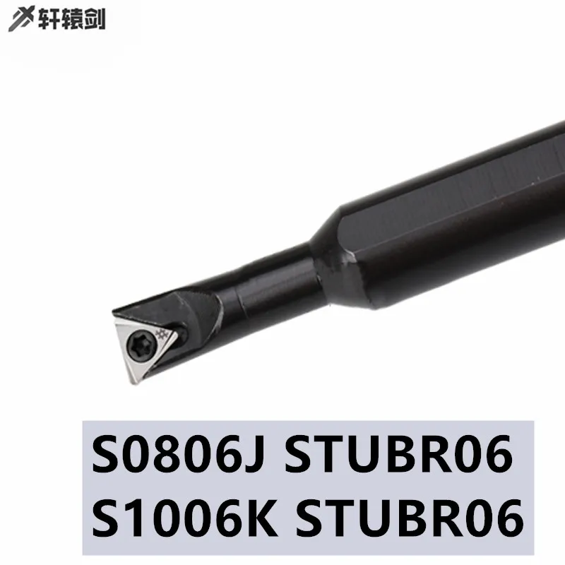 1PC S0806J S1006K STUBR06 STUBL06 For Tool Holder Lathe CNC Shank Turning Tool Drill Pipe Carbide Insert TBGT