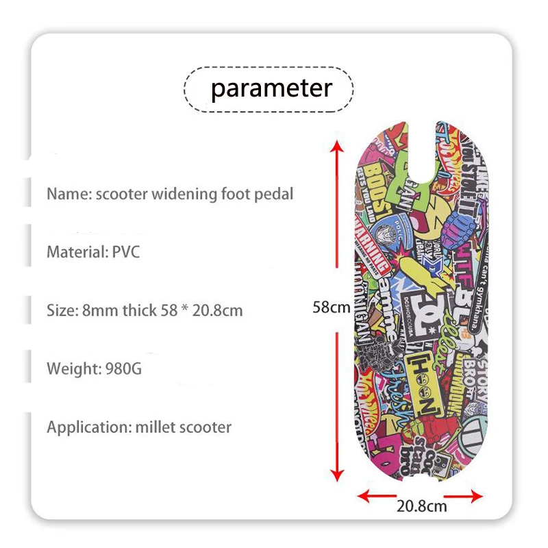 Electric Scooter Widened Foot Pedal For Xiaomi M365/PRO Electric Scooter Accessories