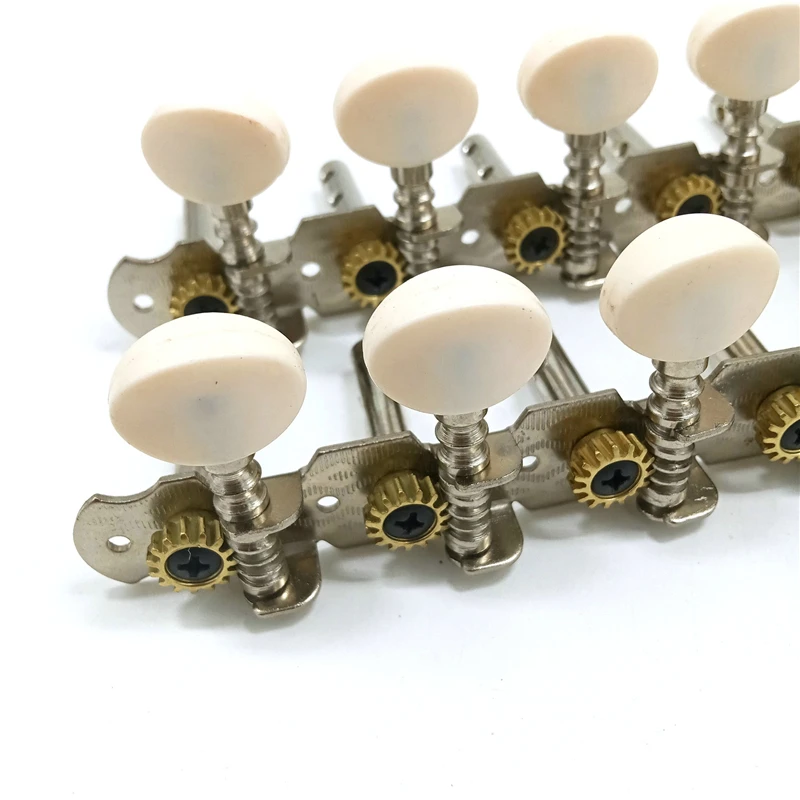 Ein Set mit 2 Stück 6R6L Chrom 12-Saiten Akustikgitarren-Stimmwirbel, Mechaniken, Stimmmechaniken, Gitarrenzubehör, Teile – Detail 6