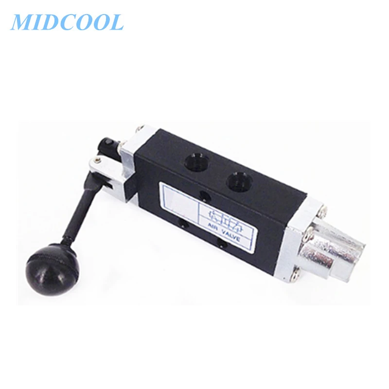 Pneumatic Manual Valve Hand Acting Valve SH402 SH402A SH403 SH403A  Air Valve Automatic/Manual Reset 1/4