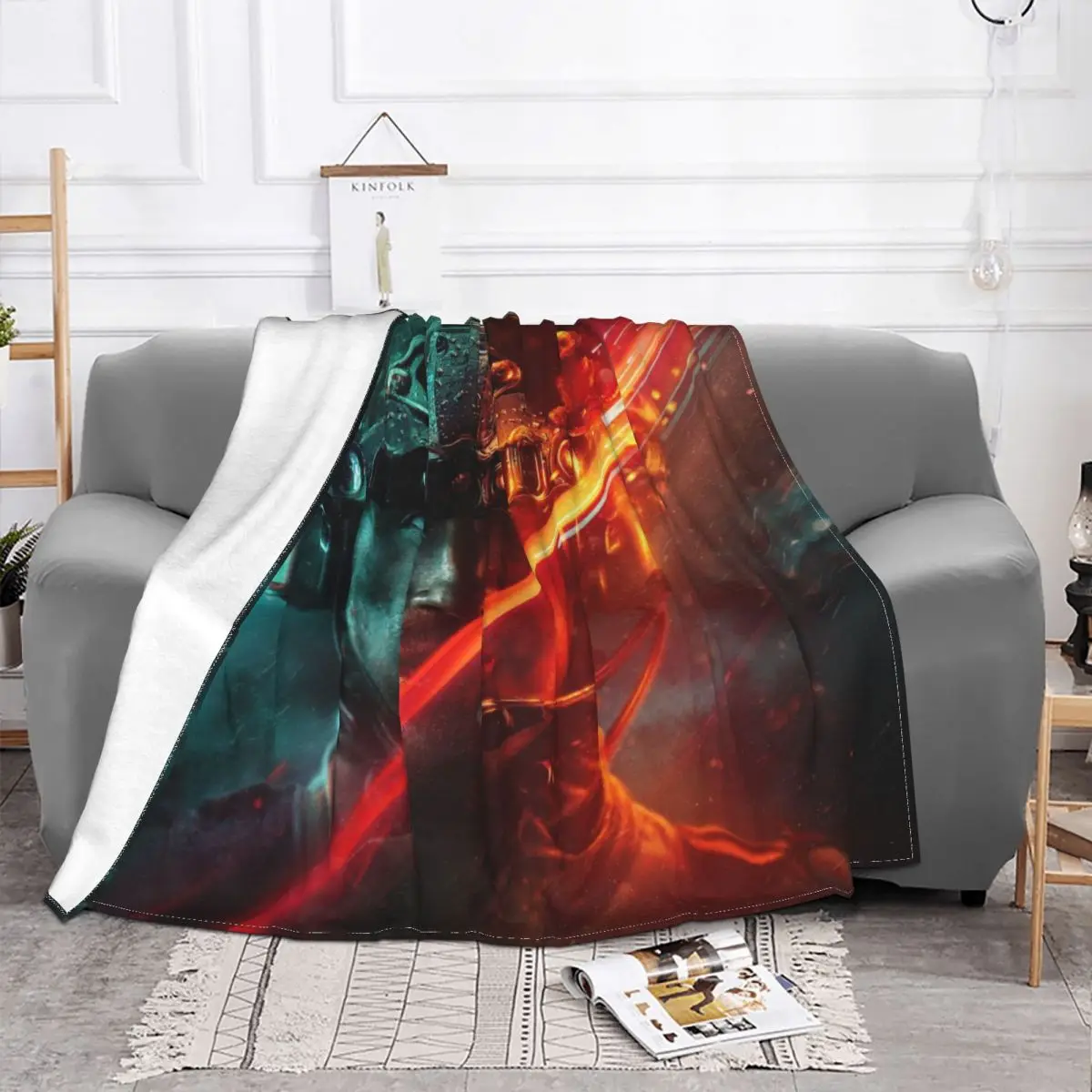 4K Battlefield 2042 Wallpapers Blankets Fleece Decoration Ultra-Soft Throw Blankets for Bedding Bedroom Plush Thin Quilt