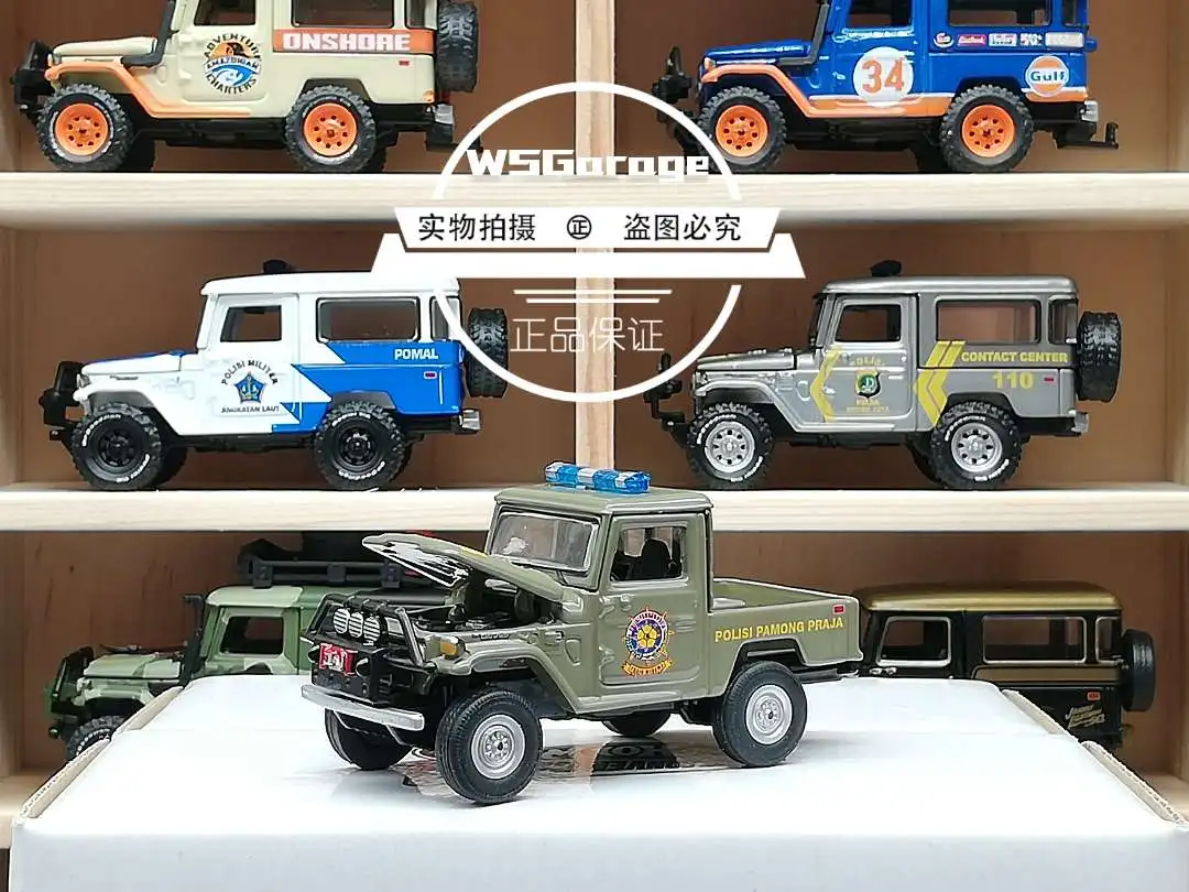 Johnny Lightning 1/64 Toyota LandCruiser Diecast Collection of Die-casting Simulation Alloy Model Children Toys