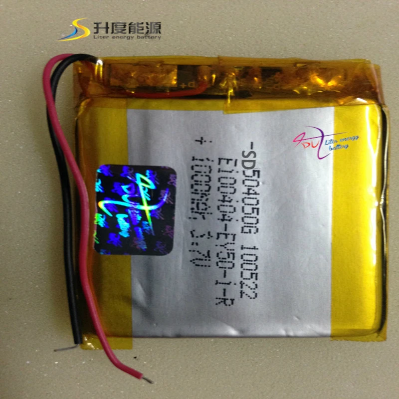 SD504050 tablet battery 504050,UL approved rechargeable 504050 3.7V 1000mAh