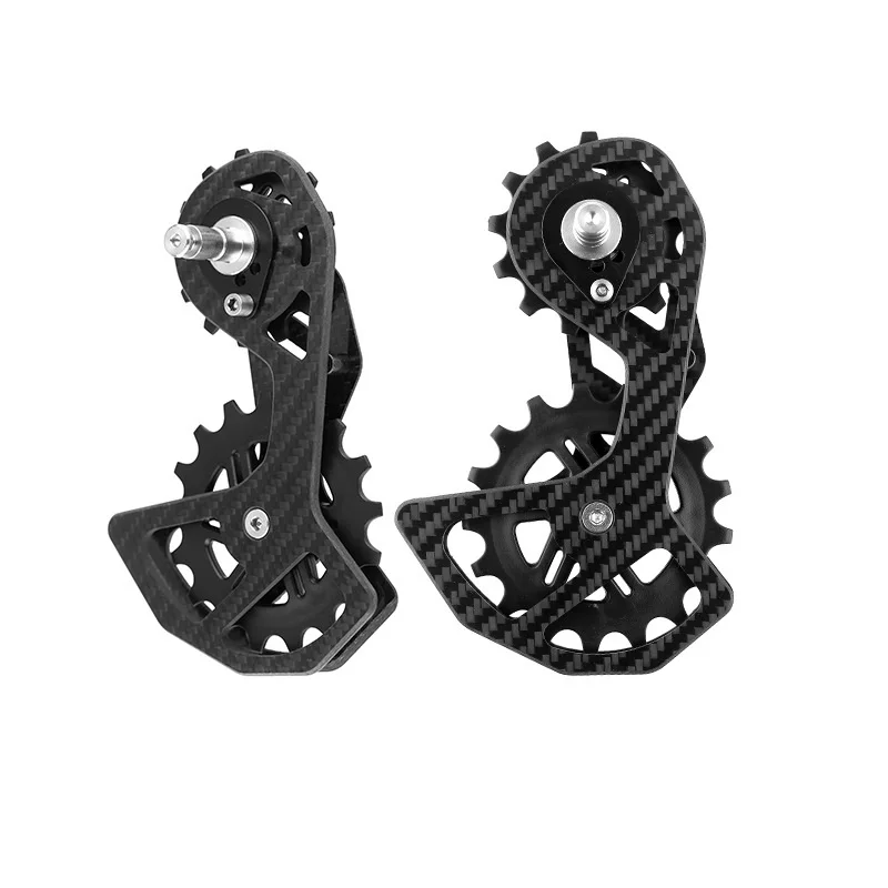 

Bicycle Rear Derailleur Carbon Road Bike Derailleurs 17T Ceramic Pulley For Shimano R5800 6800 R7000 105 Ultegra R8000 SRAM RED