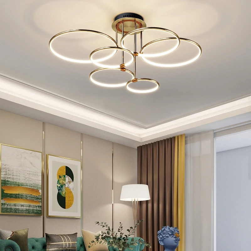 Modern led chandelier living room ceiling ceiling lamp restaurant luster family lighting room decoration bedroom lamps kitchen