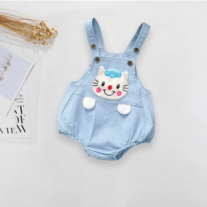 IENENS Kids Baby Jumper Boys Girls Clothes Pants Denim Shorts Jeans Overalls Toddler Infant Jumpsuits Newborn Clothing Trousers