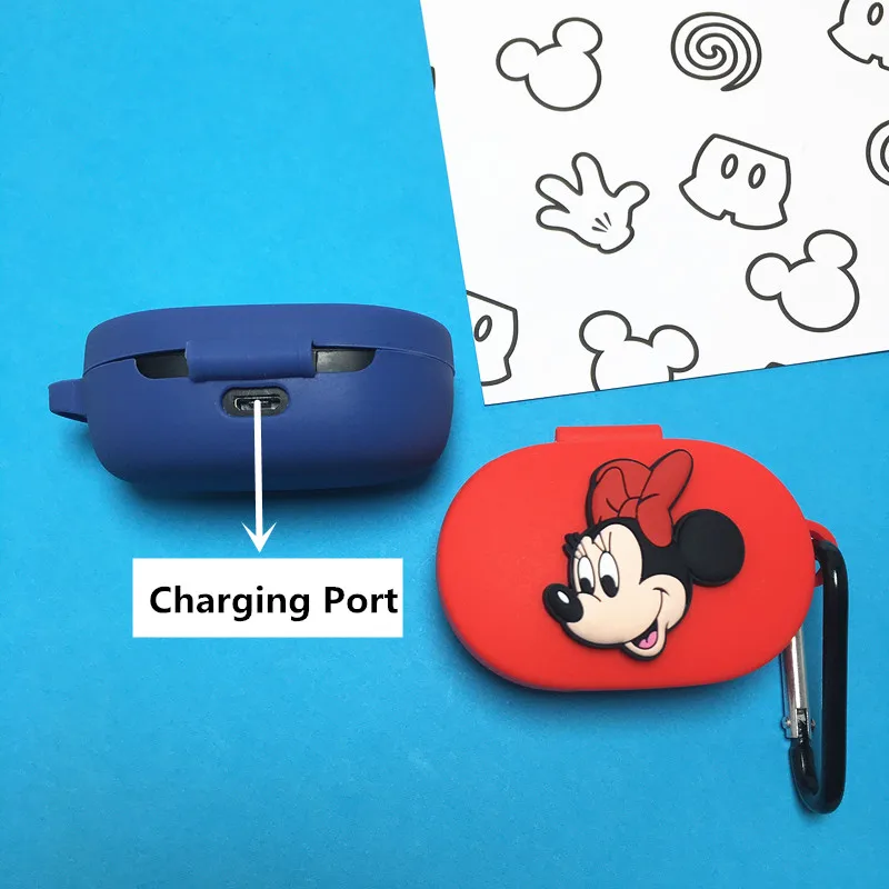 Custodia per auricolare Disney per Xiaomi MI Redmi AirDots 1/2 cuffie Cover TWS auricolare Bluetooth borse per ricarica Wireless