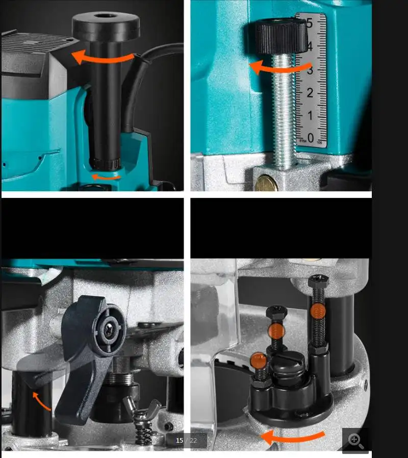 Mini wood cutter machine multi-function electric wood router milling machine 220V 1800W