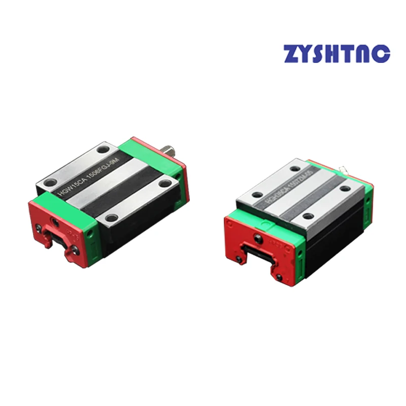 RU EUR 4pcs HGH15CA/HGW15CC HGH20CA/HGW20CC linear guide rail block match use hiwin HGR15 HGR20 with guide for CNC router