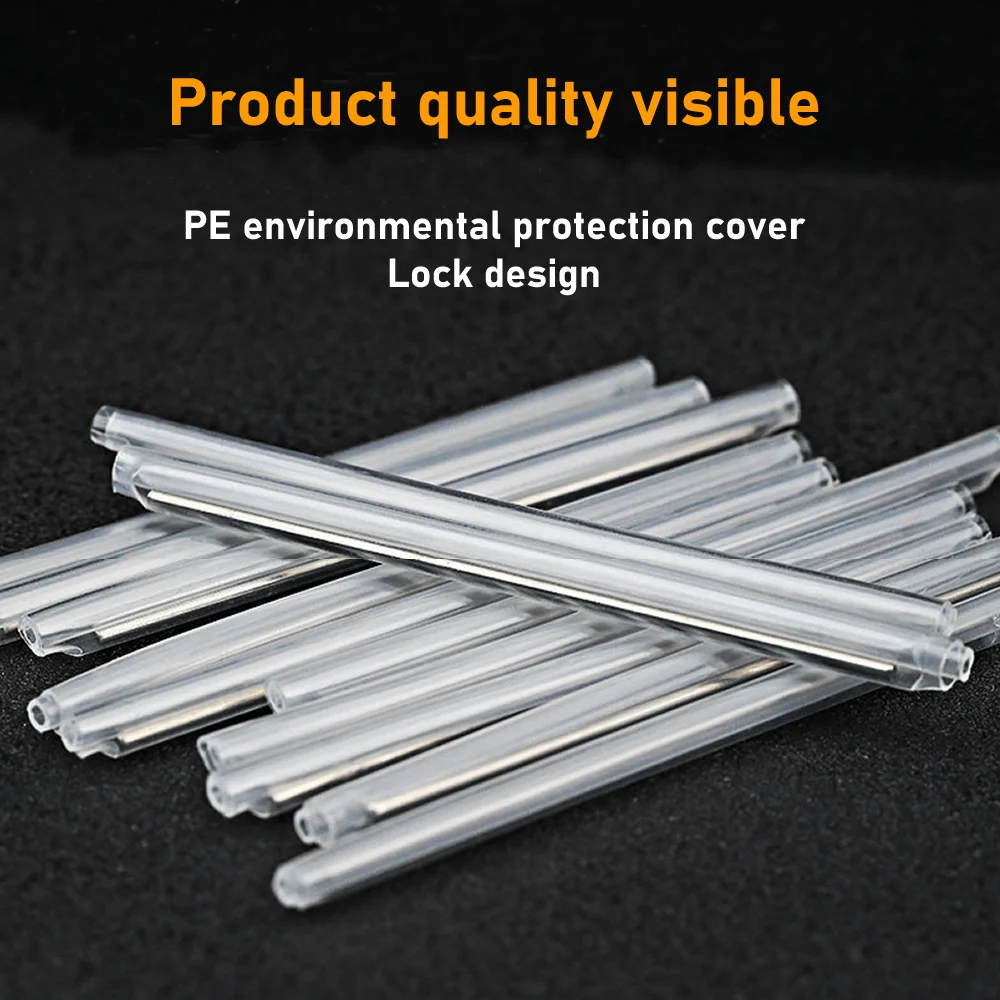 40 45 60mm Fiber Optic Fusion Protection Splice Sleeves Heat Shrink Tube for Drop Cable Fiber Optic Hot Melt Tube