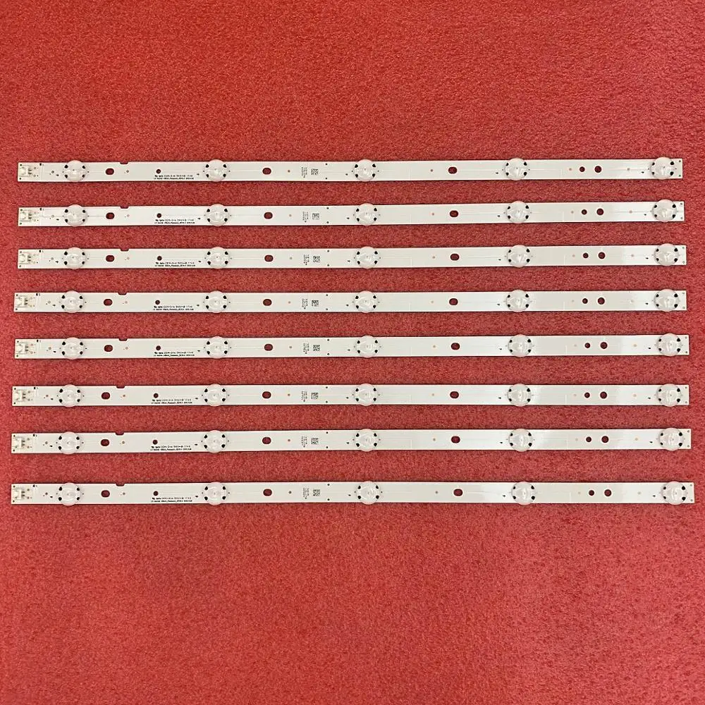 Tira de LED (8) para Panasonic TC-49ES600C TX-49DS503E TX-49DS500E TX-49DS500B TX-49DSW504S TX-49ES400E TV 49 pulgadas TV 49 WC1313