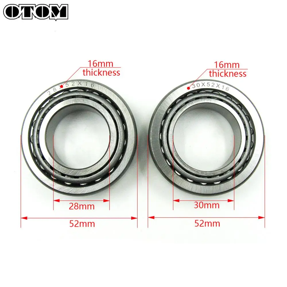 OTOM Motorcycle Accessories Steering Stem Bearing Seal Kit For YAMAHA YZ125 YZ250X YZ426F YZ450FX WR250R WR400F WR250X YZ250FX