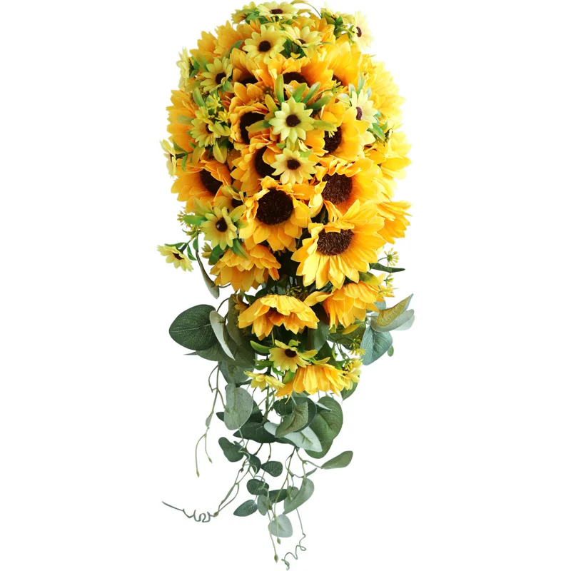 Garden Style Wedding Flowers Bridal Bouquets Sunflowers Bouquet