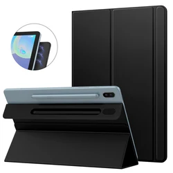 Akıllı Folio kılıf Samsung Galaxy Tab için S6 10.5 2019, ince hafif akıllı kabuk standı kapak, güçlü manyetik adsorpsiyon için Tab