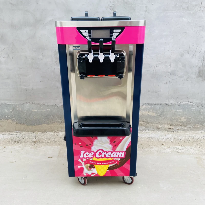 Soft serve ice cream machine commercial vertical ice cream machine 110V 220V