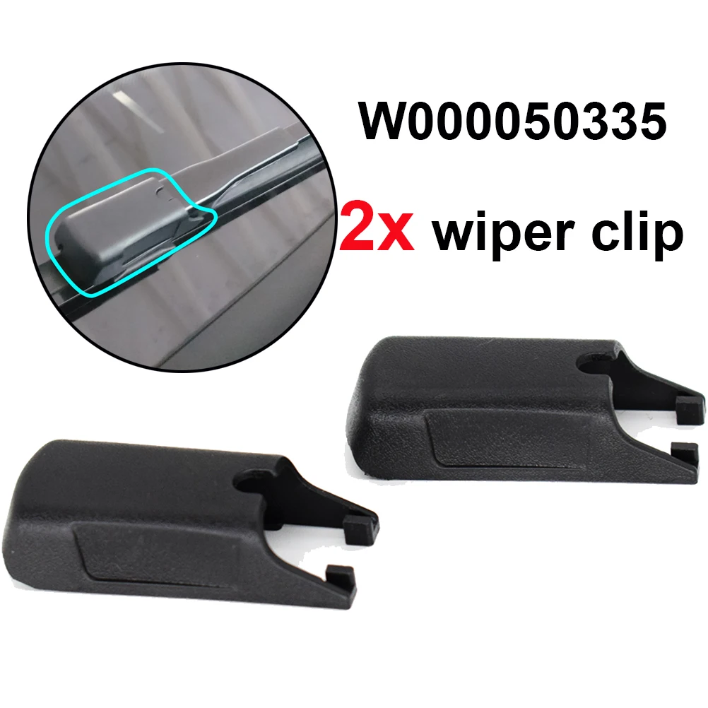 2Pcs/set Front Windscreen Wiper Arm Cover Cap Clips Fitting Part For Mercedes Benz Newer Style Tab Pinch Car Replacement Case