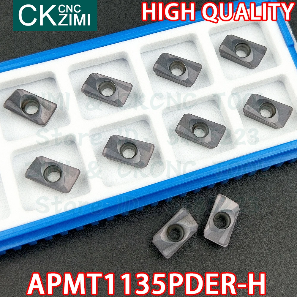 APMT1135PDER-H ZM1125 APMT 1135 PDERH超硬インサート肩フライス盤インサートツールCNC機械旋盤インデックス可能な切削工具