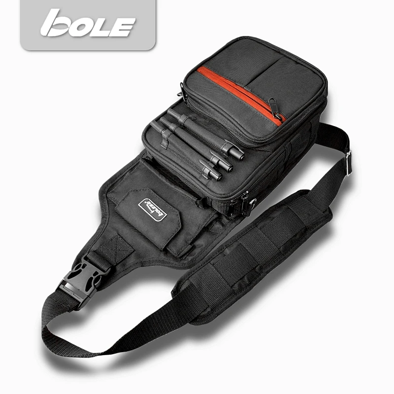 BOLE  Mechanic Electrician Canvas Pocket Waterproof Travel Bag Multifunctional Tool Bag Messenger Bag