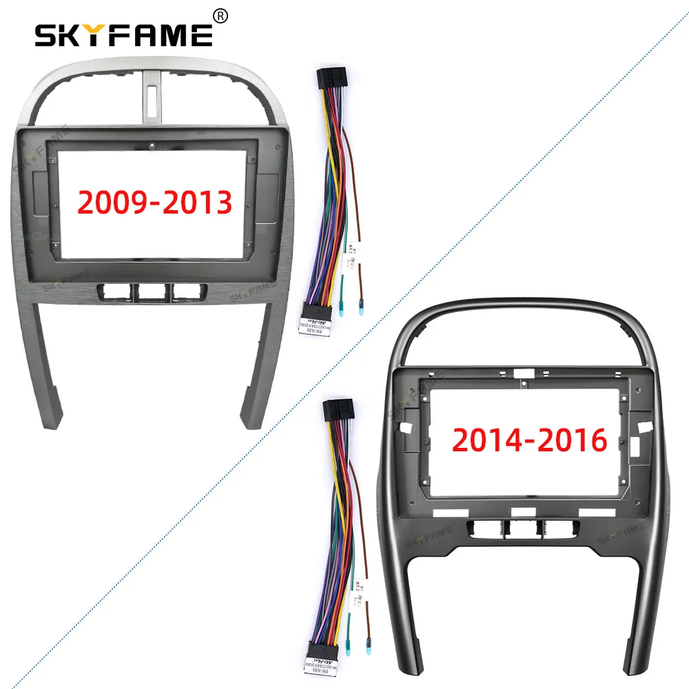 SKYFAME Adattatore per fascia per telaio auto Kit pannello di montaggio per cruscotto radio Android Chery Tiggo 3