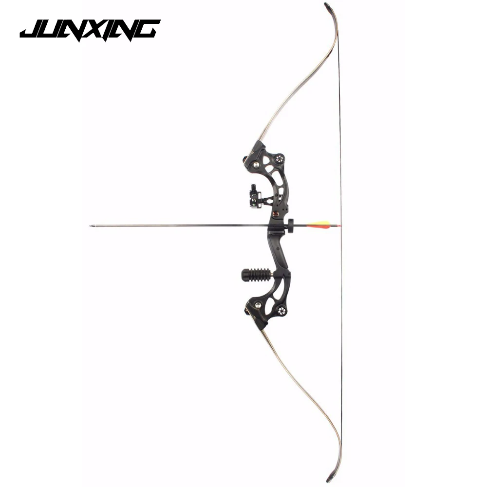 JunXing F163 64 Inches Recurve Bow 30-55 LBS IBO Speed 175 fps with Accessory for Adults Archery Hunting Shooting