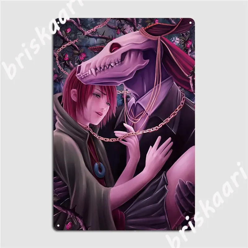 The Ancient Magus Bride Poster Metal Plaque Wall Mural Cinema Decoration Poster Tin Sign Poster