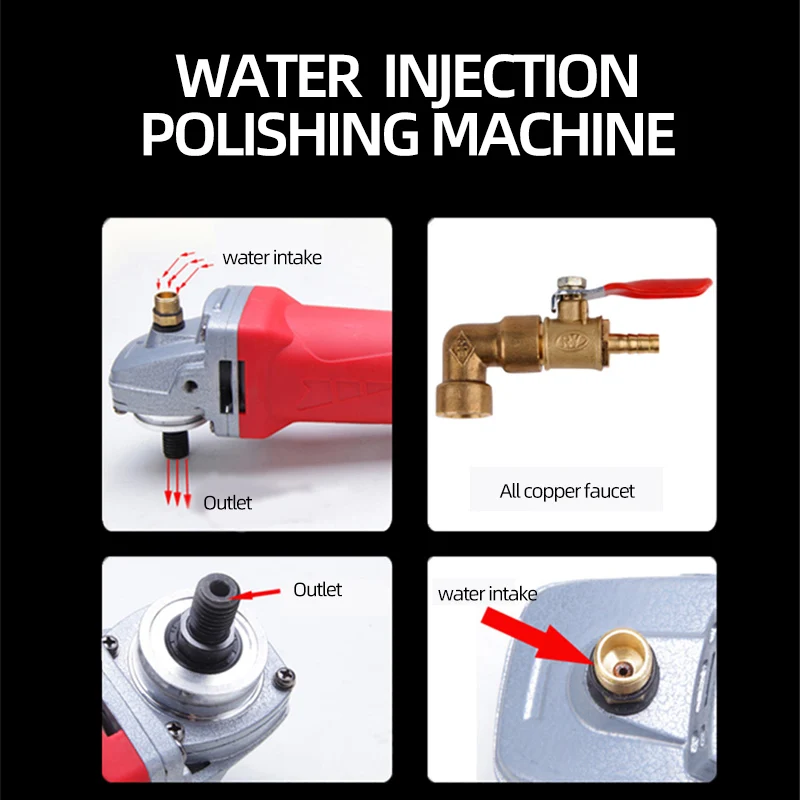 Water Polishing Machine Marble Stone Polisher Wet Water Miller Grinder Sander Water Milling Machine hand grinder for Tile