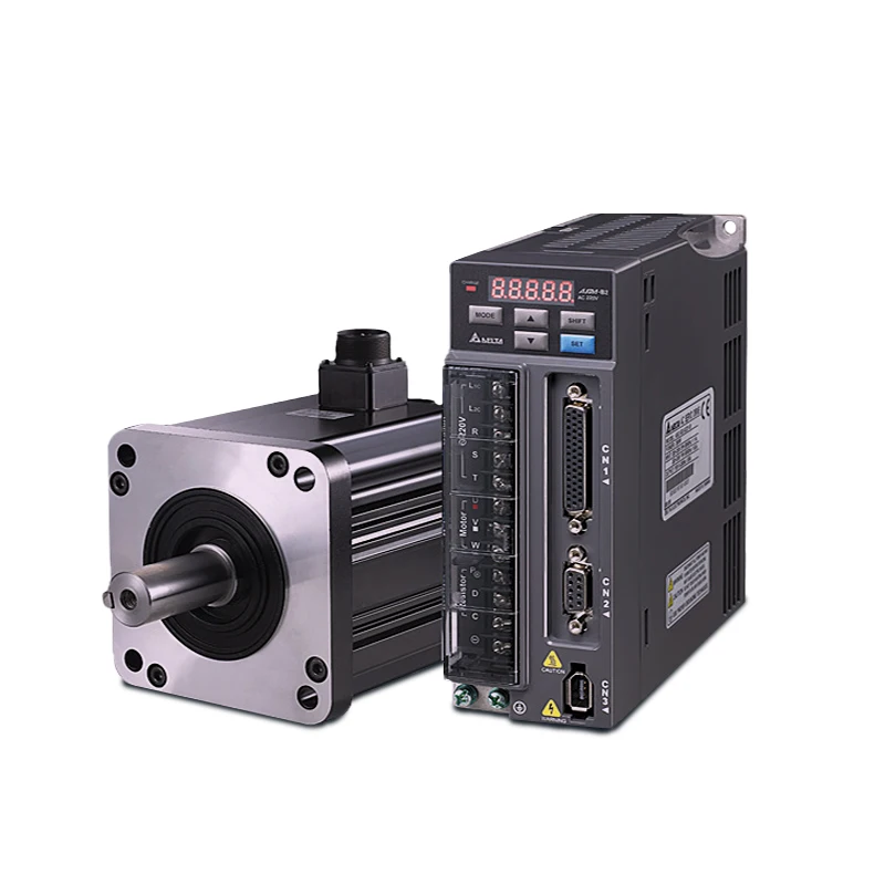 Delta AC Servo motor 0.75KW  servo motor with driver for CNC machine