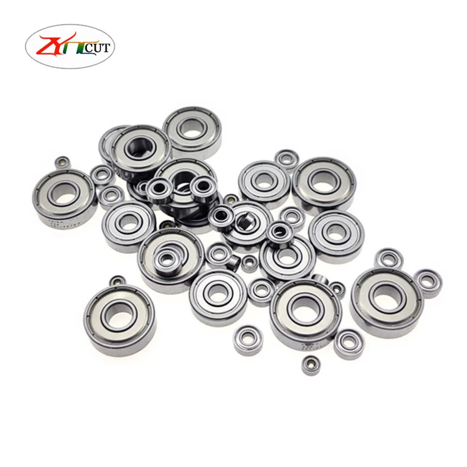 10Pcs/set MR74 MR84 MR104  604  684 694ZZ Double sided iron sheet sealSmall diameter ball bearing with inner diameter of 4mm