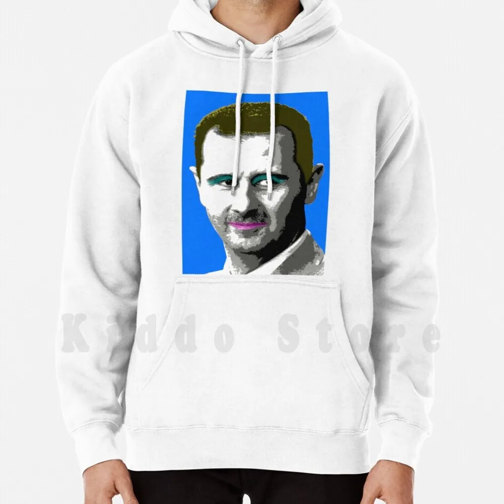 Marilyn Assad-Blue Hoodies Long Sleeve Bashar Al Assad Assad Syria Civil War Russia Vladimir Iran Middle East