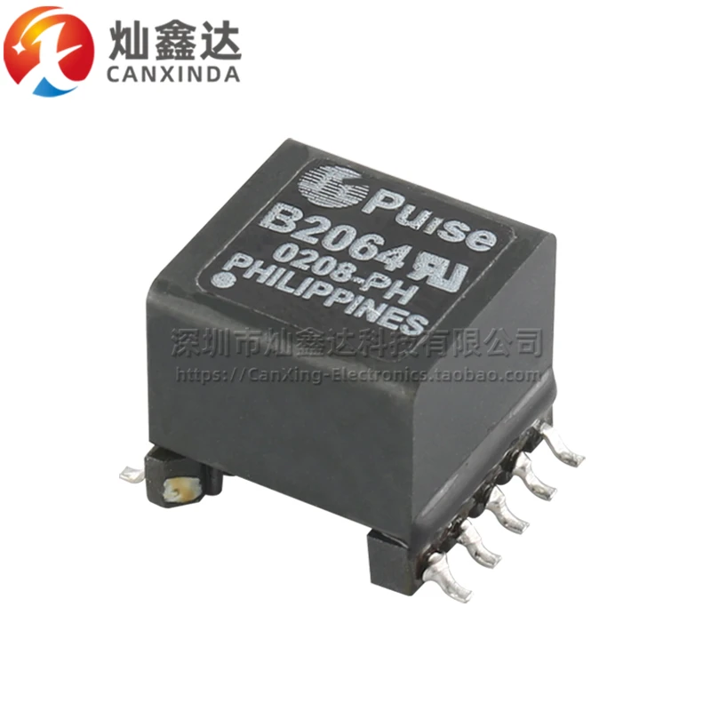 5PCS/Imported SMD Double Winding 1:1 480UH 30kHz-1.1MHz Audio Signal Isolation Pulse Transformer B2064