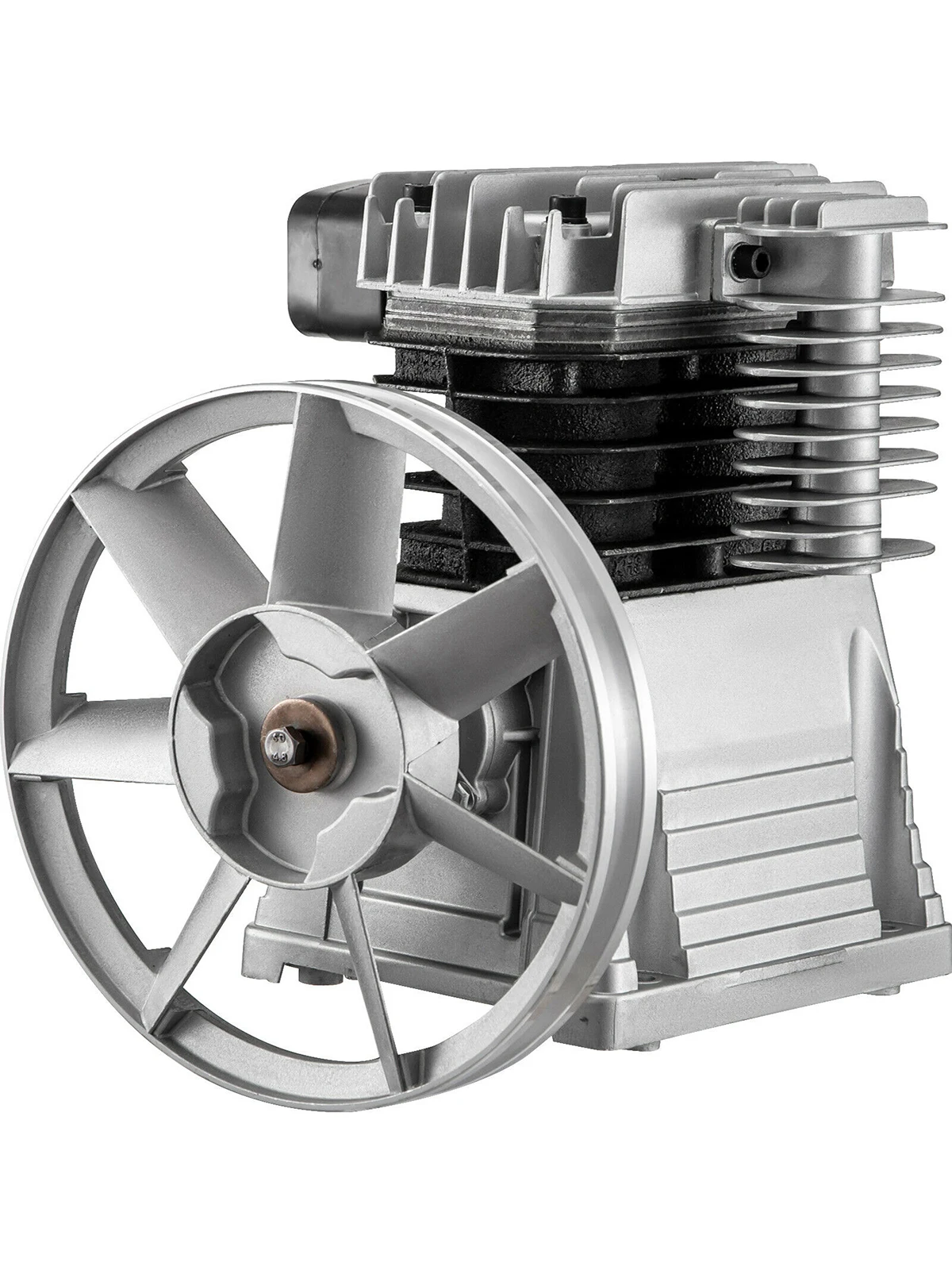 SucceBuy Luchtcompressorkoppen Zuiger Dubbele Cilinder Eentraps 2.2KW 375L/MIN 12CFM 11Bar 159.5PSI 1300 RPM voor Chemisch Textiel - afbeelding 2