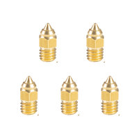 5pcs CR-6 SE MK Nozzles 1.75mm 0.4MM 0.6MM 0.8MM Brass For Creality 3D Ender-3 V2 Ender-5 Plus Ender-6 CR-10 CR-10S printer